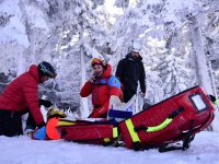 Zimní okrskové doškolení Horské služby Krušné hory