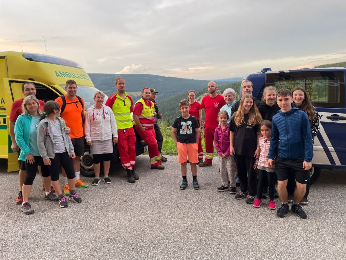 Milé poděkování kolegům z okrsku Pec pod Sněžkou