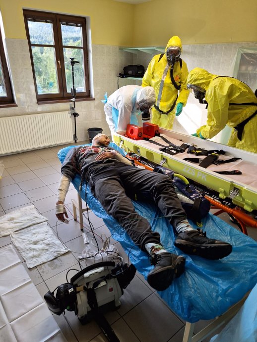 Taktické cvičení složek IZS - Šumava.