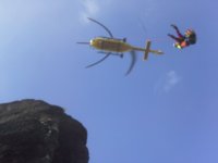 Pád zkušeného horolezce